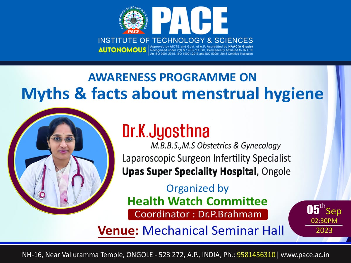 Awareness programme on Myths and facts about menstrual hygiene for girls